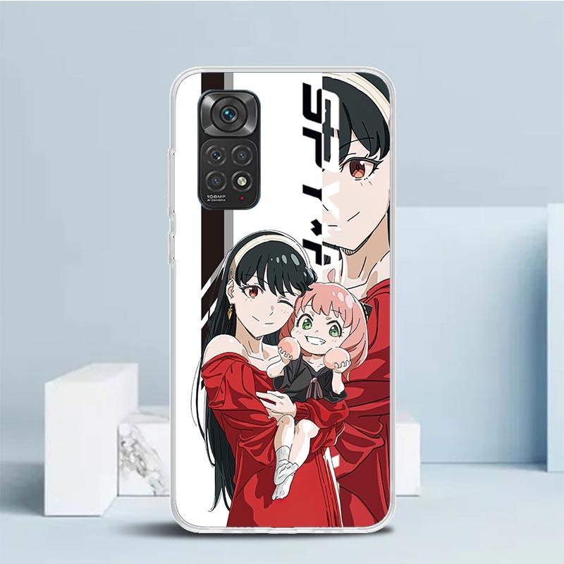 Чехол для телефона Anya из аниме Семья шпионов Для Xiaomi Redmi Note 15 14 14S 13 12S 12 Pro Plus 11S 11 11T 11E 10S 10 + Мягкая задняя крышка из ТПУ