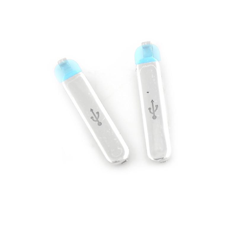 2 шт. Для Galaxy S5 Запасная крышка-заглушка порта USB-зарядки