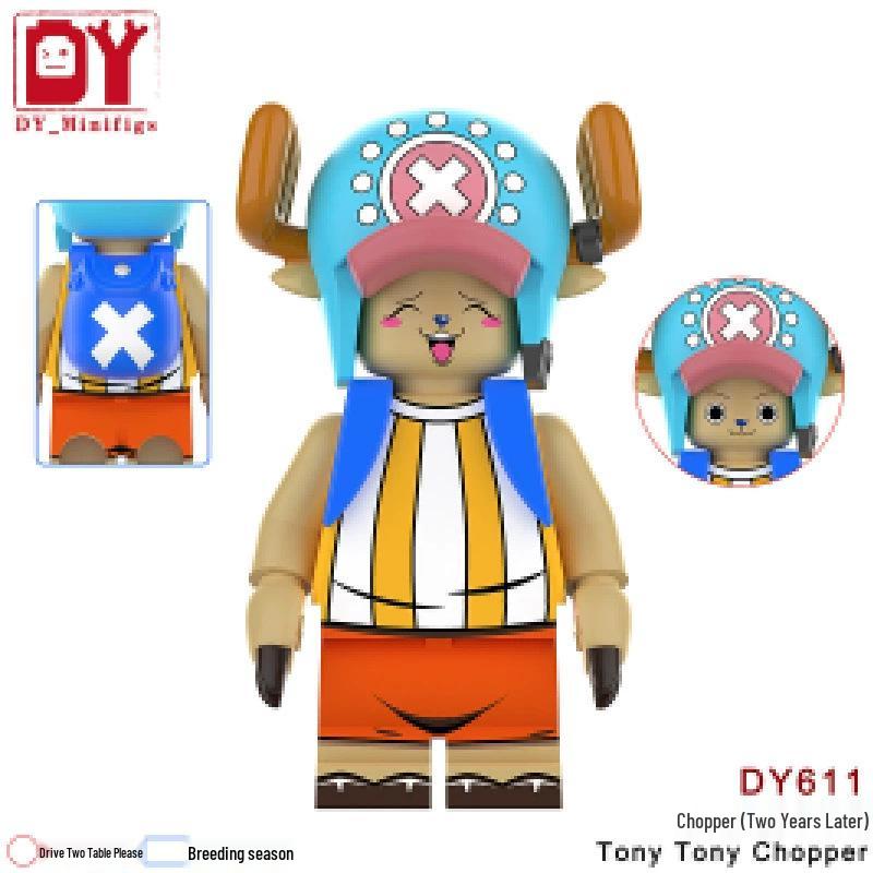 Пиратская Аниме Серия DY601-DY661 Образовательный Конструктор Минифигурки Игрушка для Мальчиков