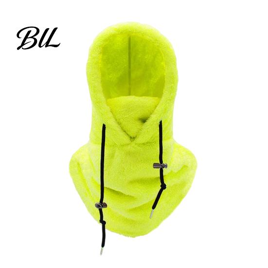 Adjustable Windproof Face Mask Balaclava Fleece Ski Mask, Winter Arctic Velvet Thermal for Skiing Cover, Comfortable Neck Warmer Outdoor Sports