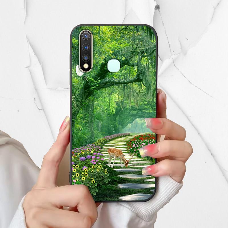 Чехол Для Vivo Y19 Y 19 Чехол Силиконовый Мягкий ТПУ Чехол Для Телефона Для Vivo Y19 1915 VIVOY19 Funda Capa Модный Ударопрочный Корпус Coque