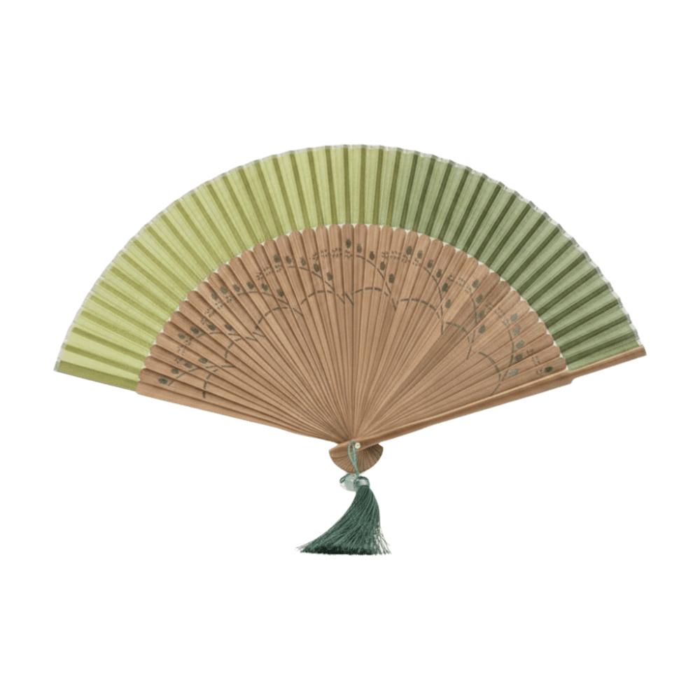 Retro Design Chinese Style Silk Fan Decoration Classical Fan Handheld Shell Fan Summer Season