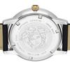 Versace TRIBUTE Watch, Black Dial, Stainless Steel, Sapphire Crystal, Quartz, 45mm, Swiss Made, Women's, VE2P00122