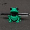 Desk Pen Organizer Cute Frog Holder, 3D Printed Figurine, Cartoon Fun Table Decoration Organizer, Multifunctional Storage for Pens Pencils Markers,