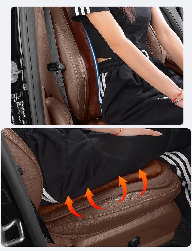 Зимние фланелевые подушки на сиденья для Toyota Crown, Land Cruiser и Vellfire - Теплые, морозостойкие