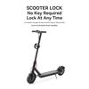 ROCKBROS Scooter Lock Multi Purpose Portable Password Bicycle Helmet Lock Durable Zinc Alloy Anti-theft MTB Cycling Cable Lock