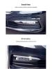 Manshi Front Bumper Decorative & Anti-collision Strip for BMW G38 528Li Fog Light Frame