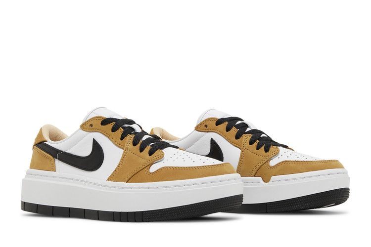 Women's Sneakers Jordan 1 Elevate Low Rookie of the Year (Women's) Golden Harvest/Black/White