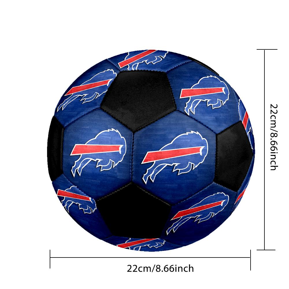 РАЗМЕР 5 Футбольный мяч Buffalo Bills Цветной Для всех возрастов Машинная строчка ПВХ Готов к соревнованиям Прочный Высокий отскок