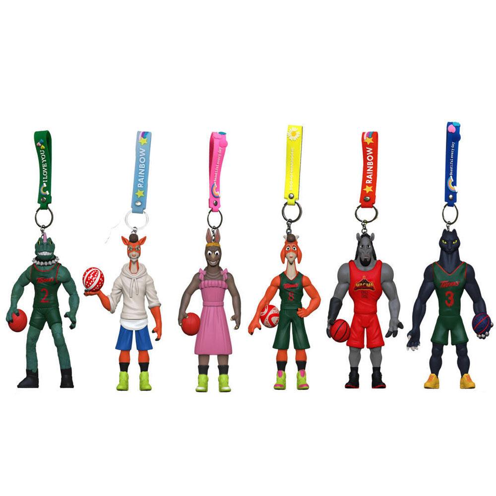 6pcs Anime Movie GOAT Anime Figure Will Harris Jett Fillmore Lenny Williamson Action Model PVC Desktop Statue Collection Toy Gif