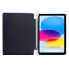 For iPad (2025)/10.9 (2022) Case Y-Fold Stand Pattern Print Leather+Clear Acrylic Tablet Cover with Pencil Holder