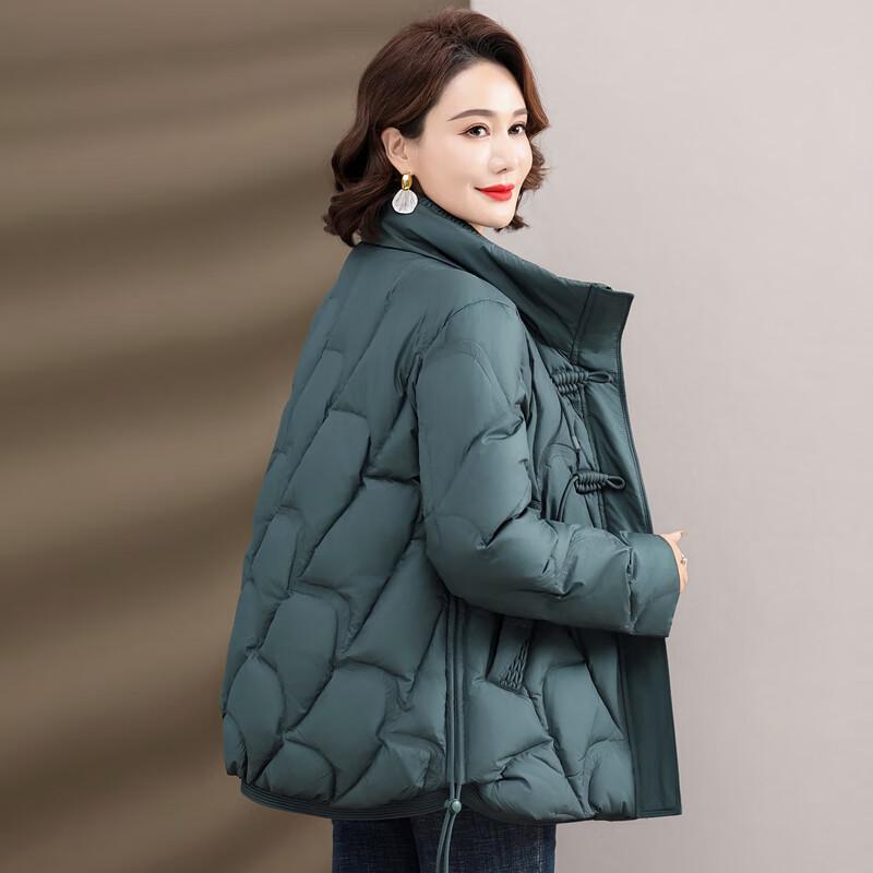 Ronghua Comfort Women's Short Stand Collar Down Jacket