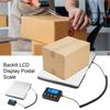 Цифровые почтовые весы с ЖК-дисплеем, прочные весы из нержавеющей стали, высокая точность, 200 кг/0,01 кг, перезаряжаемые почтовые весы