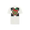 OFF WHITE Футболка с принтом Apple Arrow OMAA038S21JER0150125