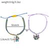 Stitch Friendship Gift Cartoon Stretch Bracelet With Zinc Alloy Clasp For Couples