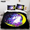 Cartoon Rainbow Unicorn Bedding Set Unicorn Sets Single Double Queen Twin Full Size Duvet Cover Girls Soft Duvet Cover