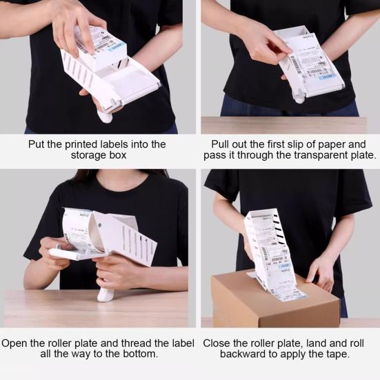 Ручной экспресс-аппликатор этикеток 400 этикеток Высокая емкость Эргономичная ручка Портативные ручные инструменты для экспресс-нанесения листов