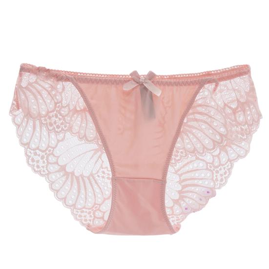 Trendy Women Underpants Low Waist Cooling Elastic Pure Color Lady Briefs for Inner Wear