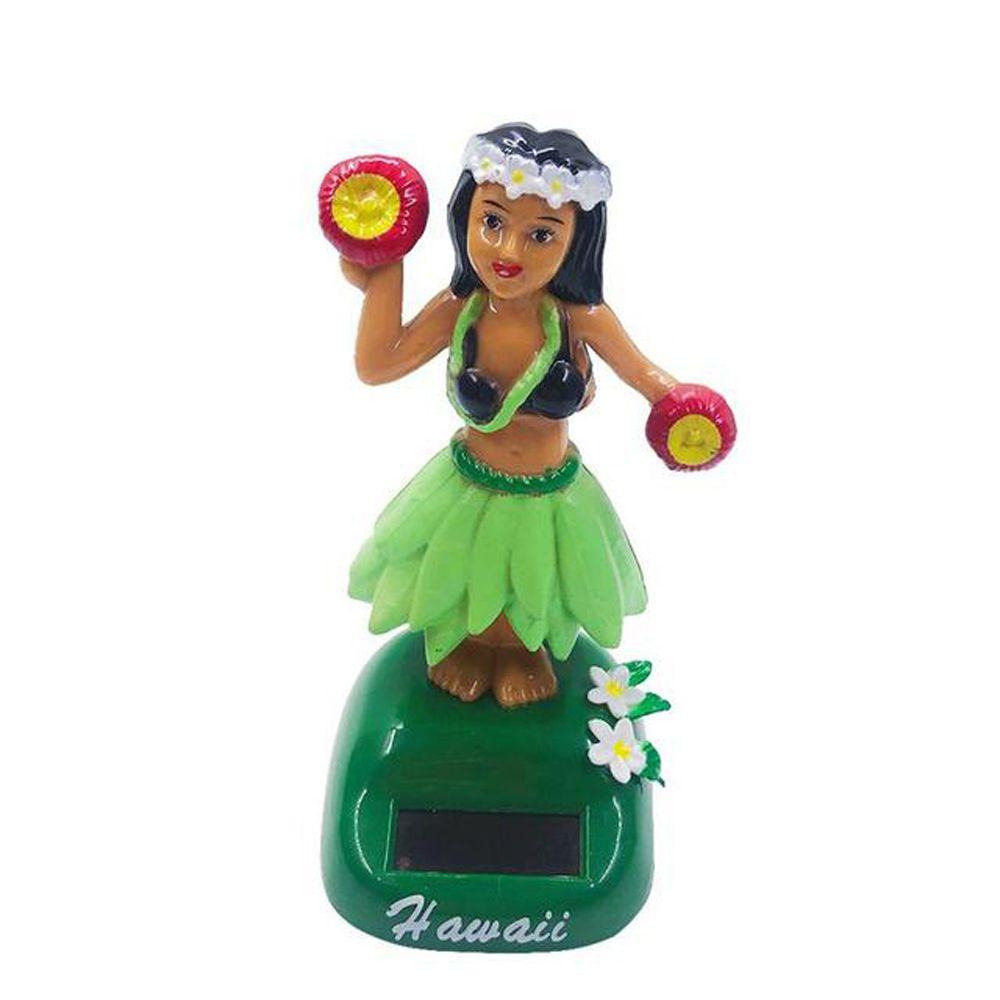 Toy Swinging Bobble Shaking Head Doll Dancing Hula Girl Solar Swinging Doll Swinging Hawaiian Girl
