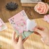 Блокнот Цветок Розовый Стикеры Клейкие Kawaii Заметки для Декора Студенческая Канцелярия Школьные Принадлежности