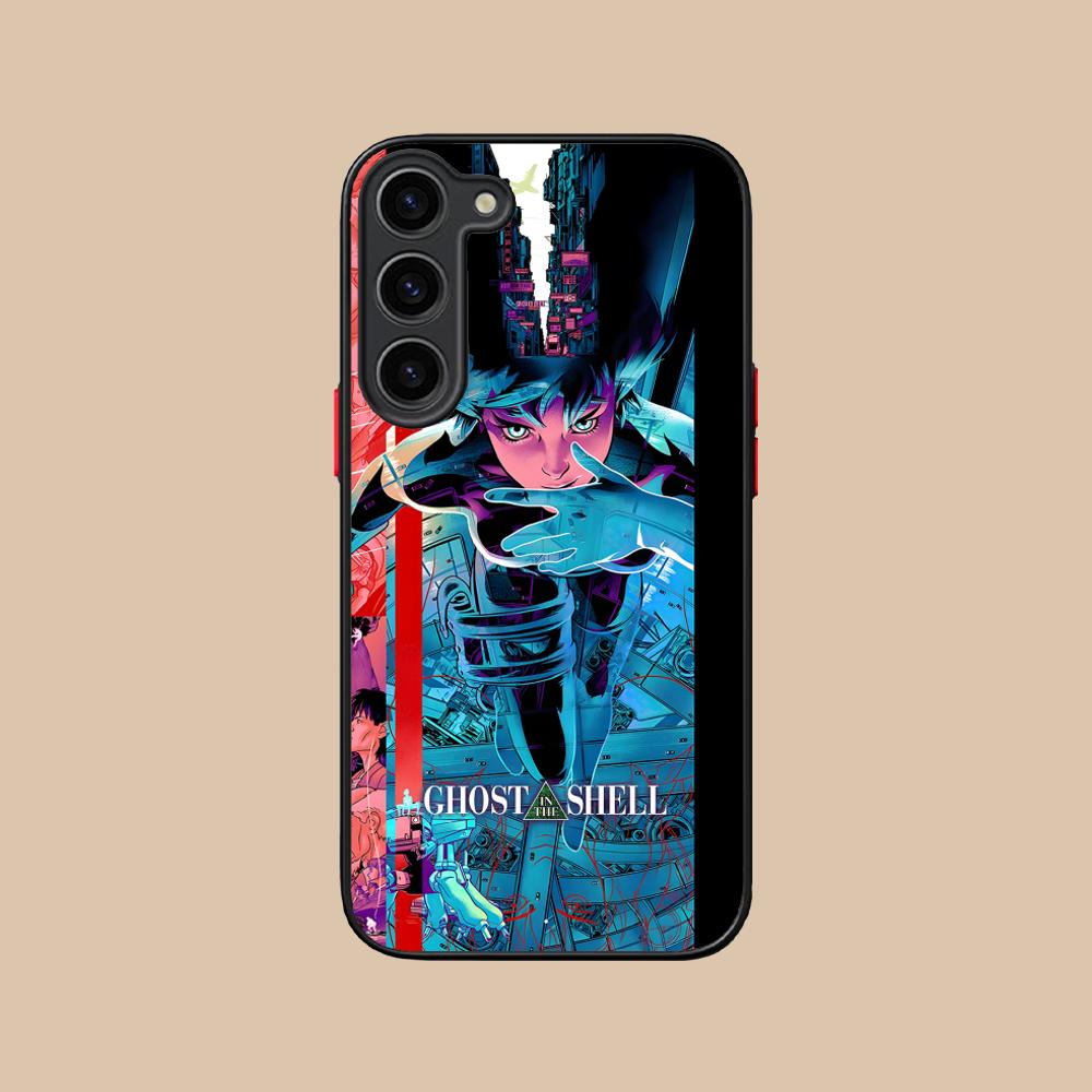 Ghost Shell Mobile Cell Phone Case for Samsung Galaxy S25 S24 S23 S22 S21 Plus FE Ultra Colour Silicone Protective Pretty Cover