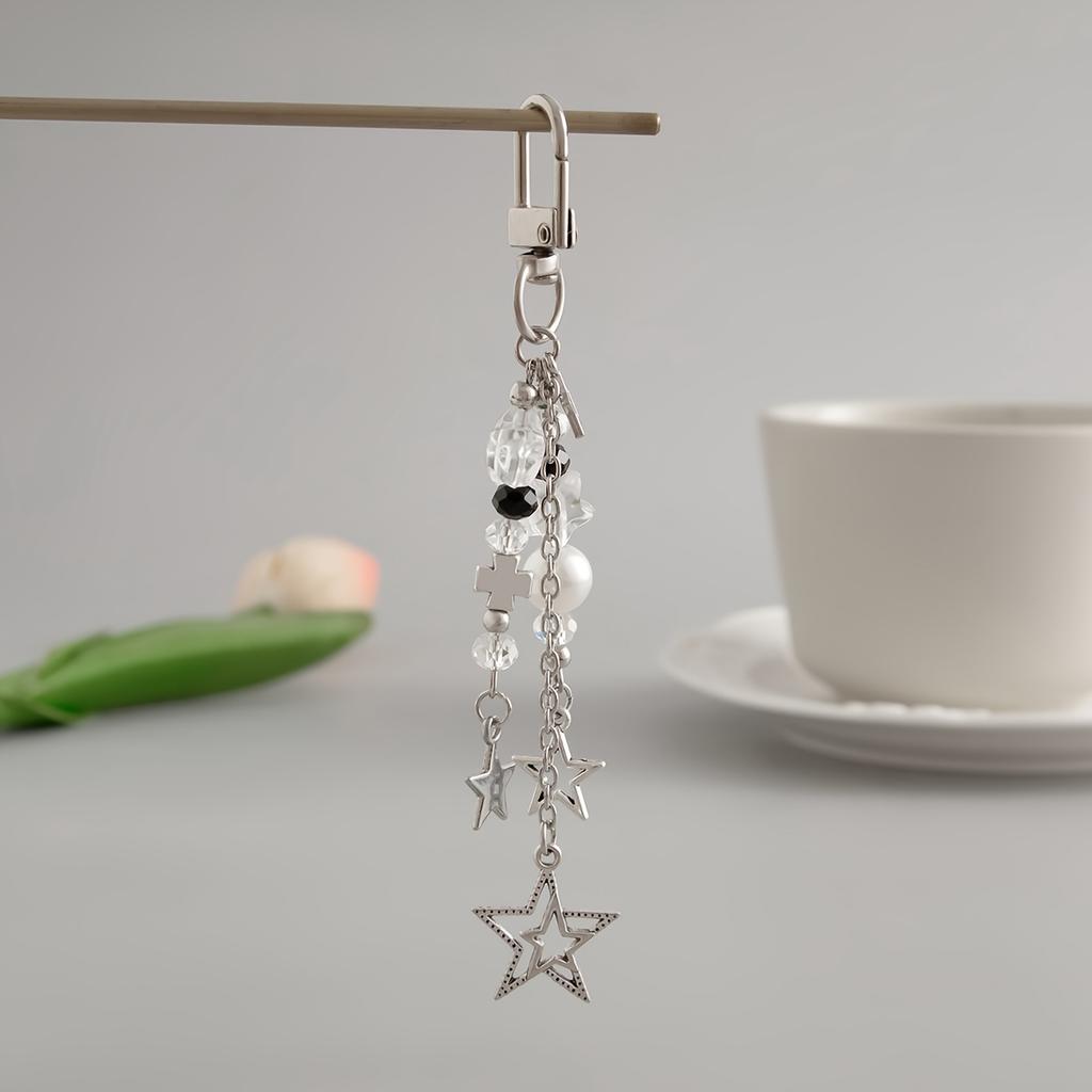 Trendy Punk Star Keychain - Ladies' Bag And Phone Accessory - The Perfect Gift For A Friend