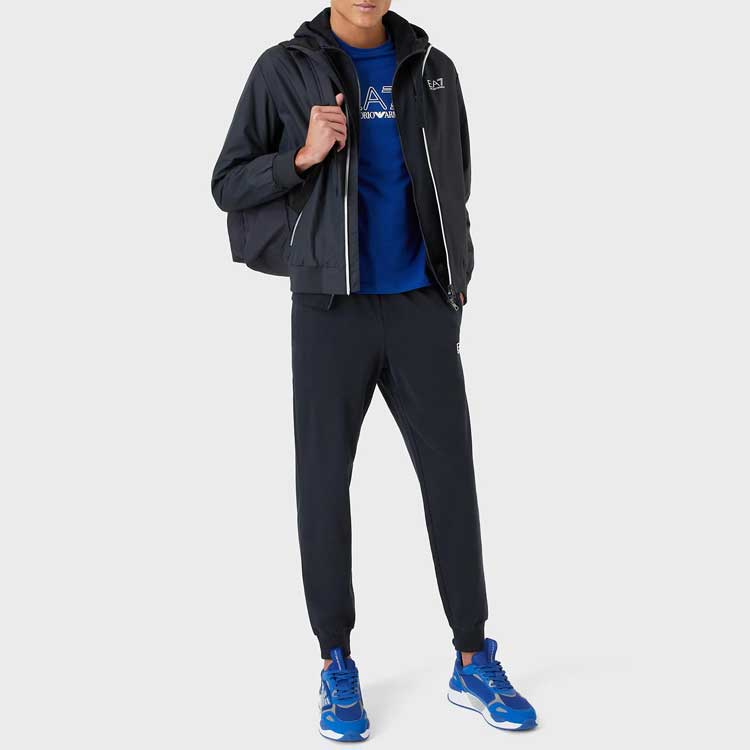 EMPORIO ARMANI EA7 Casual Sportswear Men's Blue 8NPV80-PJ05Z-1578