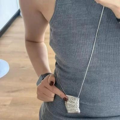 Заявление Тяжелый Металлический Длинный Ожерелье Для Женщин Личность Цепи Роскошный Дизайн Сумки Подвеска Подиумные Украшения