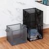 Laundry Bags Hamper Bag with Handles,Portable &Collapsible Dirty Clothes Mesh Basket Foldable for Washing Storage, Kids Room