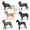 Dog Authentic Plastic Figurine Set Featuring German Shepherd Rottweiler Labrador And Cane Breeds Corso