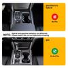 Carbon Inner Gear Console Shift Panel Box Cover Trim For Honda Accord 2018-
