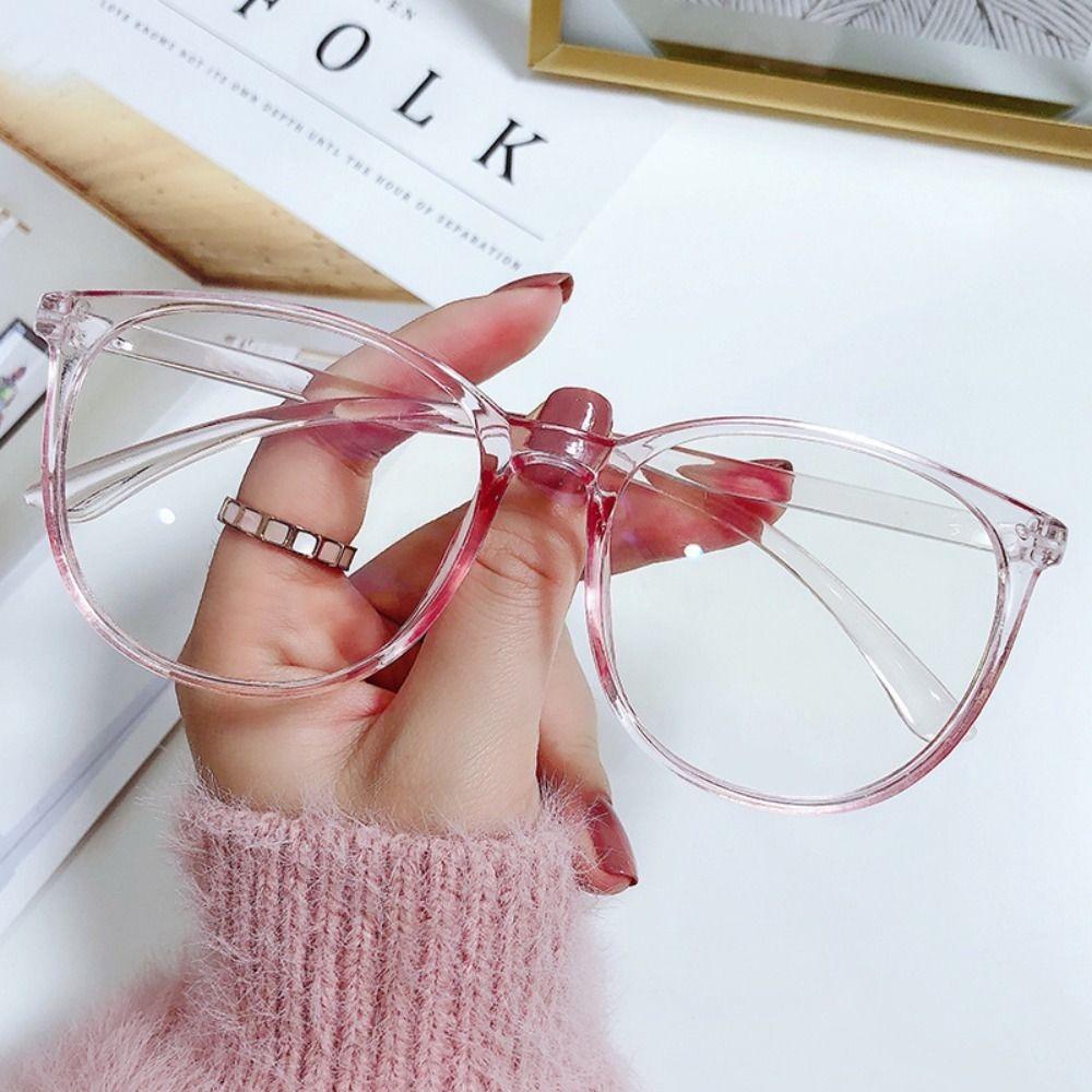 Transparent Anti Blue Light Glasses Plane Mirror Blocking Glasses Women Men