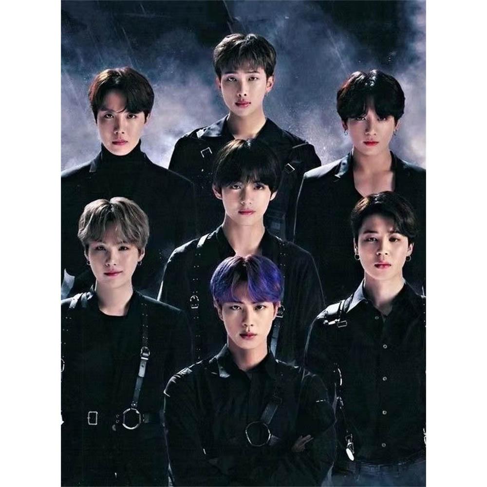 Алмазная живопись 5D с изображением популярного K-pop певца J-Jimin. Вышивка крестом, коллекция для фанатов, декор комнаты, подарок ручной работы.