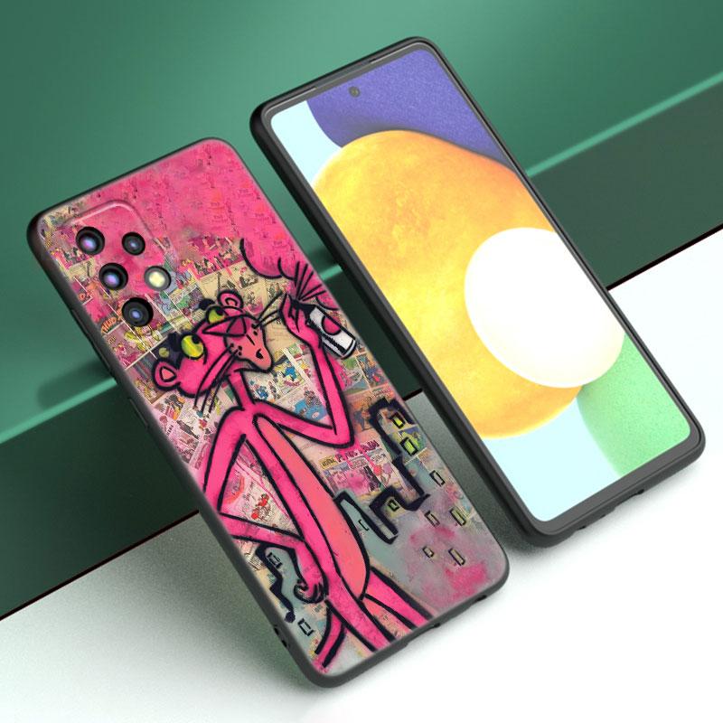 Чехол для телефона «Розовая пантера» для Samsung Galaxy A04 A21 A30 A50 A52 S A13 A14 A22 A23 A32 A53 A73 5G A11 A12 A31 A33 A51 A70 A71 A72