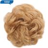 Hair Bun Hairpiece Dark Brown Messy Bun Hair Extension Women Wavy Curly Updo Scrunchie Elastic