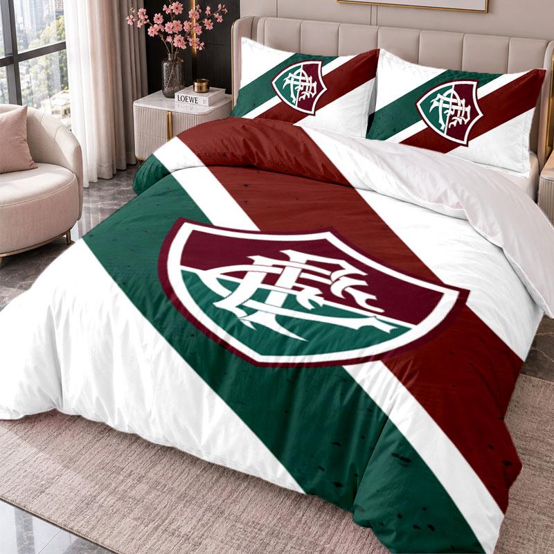 Fluminense 3Pcs Bedding Set Duvet Cover With Two Pillowcases For Bedroom Home Decoration
