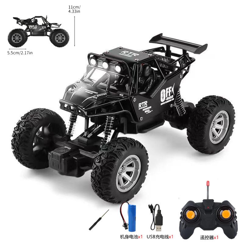 4WD Радиоуправляемая Машинка Внедорожник 4x4 с Дистанционным Управлением Багги Грузовик Со Светодиодными Огнями Гонки Дрифт Игрушка Для Мальчиков Девочек Детей Подарок