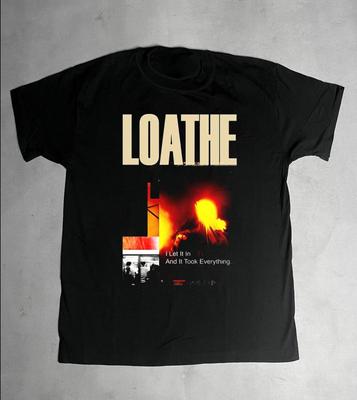 Редкая Коллекция LOATHE Band Хлопковая Коллекция Унисекс S до 4XL Футболка