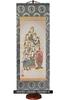 Sunny Town Gallery Hanging Scroll "Thirteen Buddhas" by Yamamura Kanpo, Mini Hanging Scroll with Display Stand (Large Size) 75cm