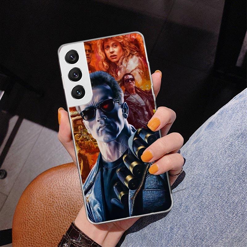 Чехол для телефона Arnold Schwarzenegger Terminator для Samsung Galaxy S24 S25 Edge S26 Ultra S23 S22 S21 Plus S20 FE + Персонализированный Pri