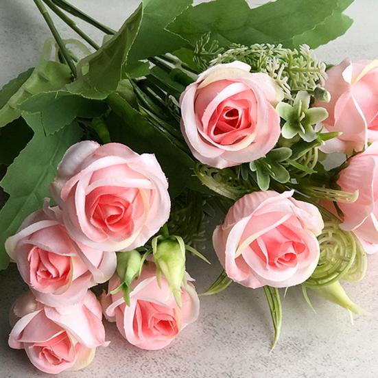 Искусственный цветок, красивая, устойчивая к атмосферным воздействиям, изысканная современная простая искусственная дождевая роза для влюбленных