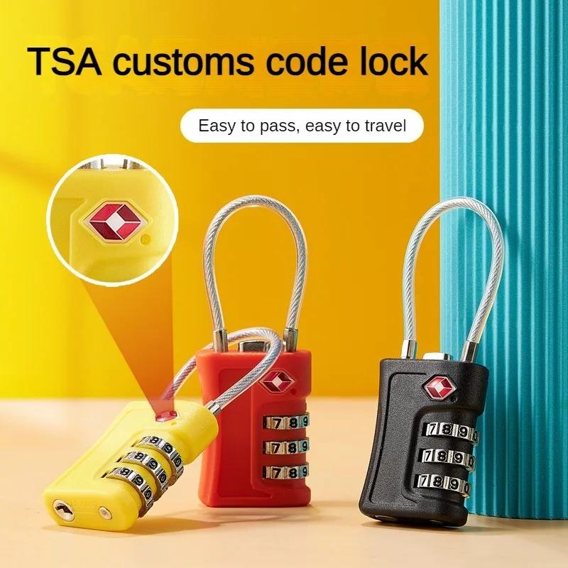 TSA Таможенный цветной кодовый замок для дорожного багажа, сменный пароль, контрастный цветовой дизайн, навесной замок, шкафчик