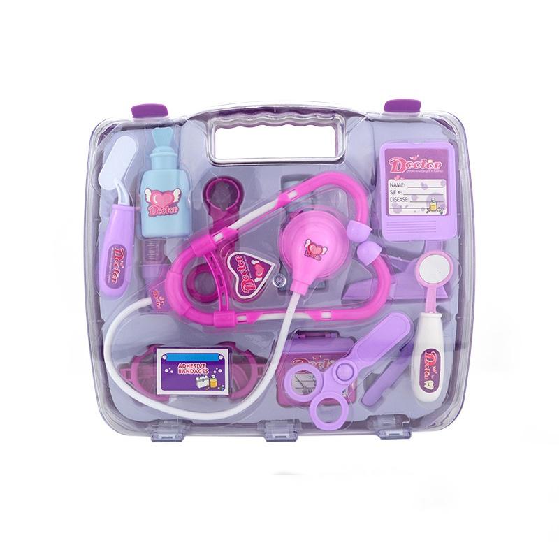 Versatile Kids Medical Toy Role Hard Case 15pcs Set Perfect For Pretend Play Adventures