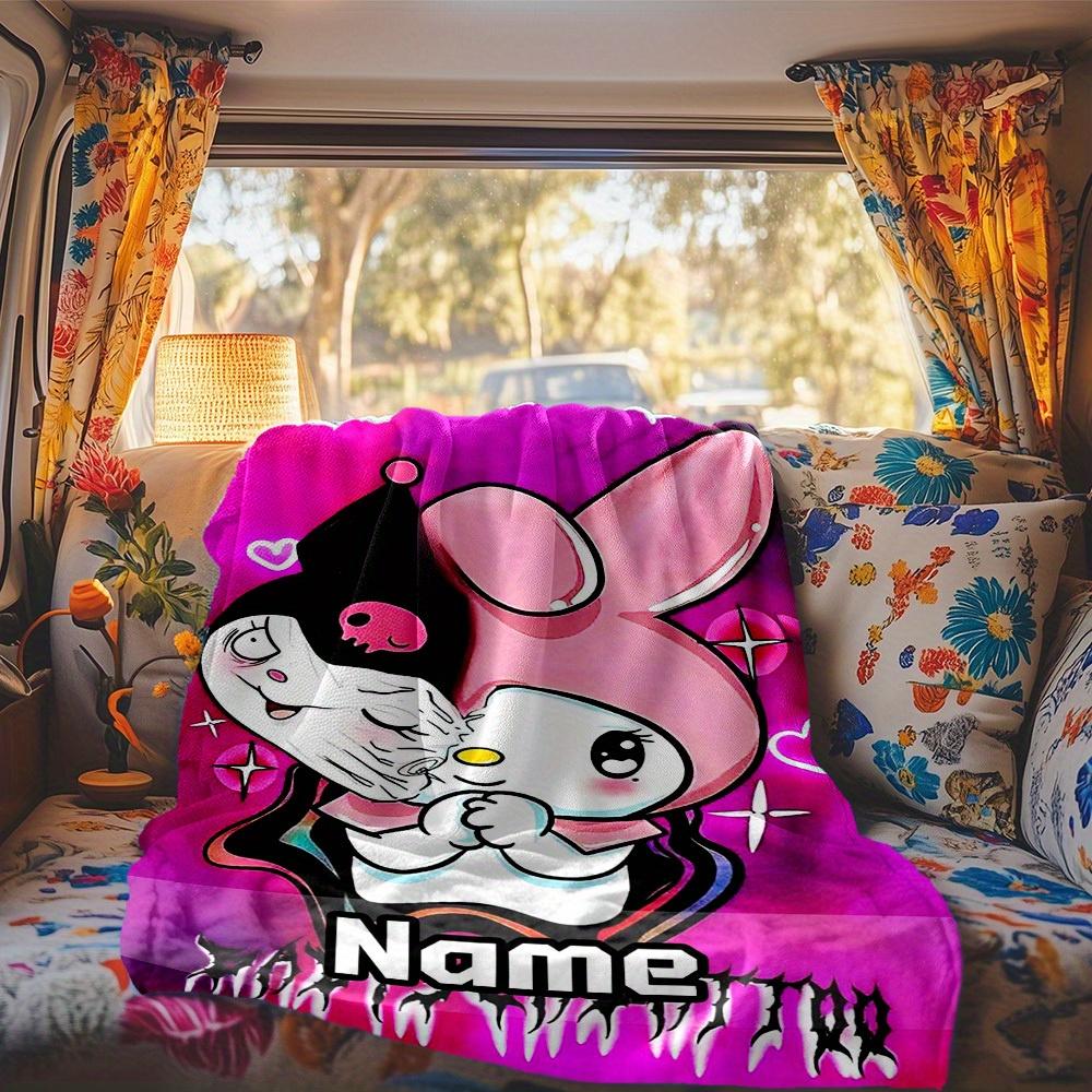 Cute Kuromi Theme Rv Blanket Soft Lightweight Multiseasonal Use For Travel Camping Picnics Sofas Rvs Beds Living Rooms Giftst26
