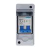 DC Disconnect Switch 40A Protective Transparent Cover Miniature Circuit Breaker with IP65 Distribution Box 1000V