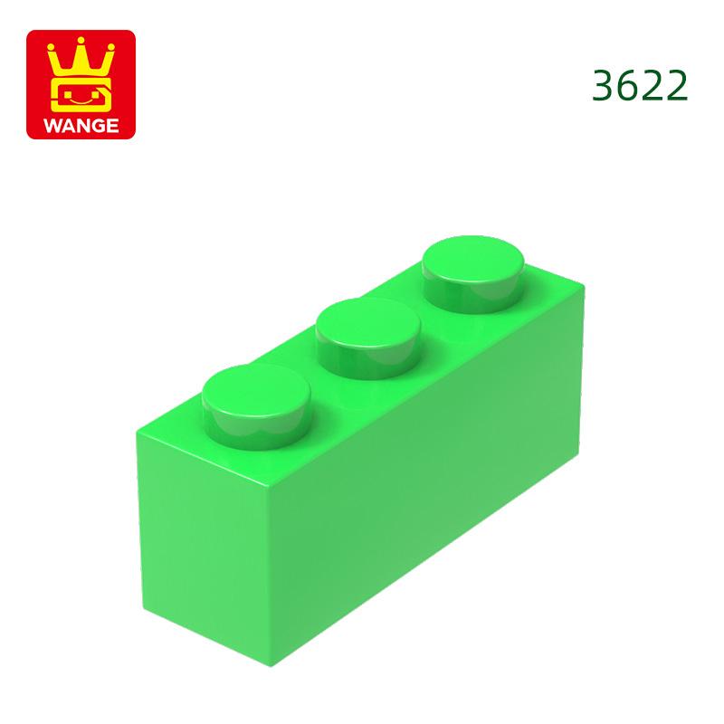 Нетоксичный 85 шт./лот 3622 1x3 точки Строительный блок Moc Классические аксессуары Совместим с Кирпич Детские игрушки Подарочная коробка