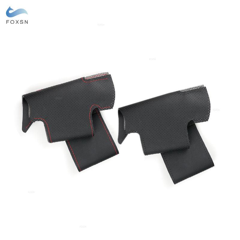 Для Hyundai Tucson ix35 2011 2012 2013 2014 2015 ручной работы салон автомобиля чехол на руль перфорированная кожа