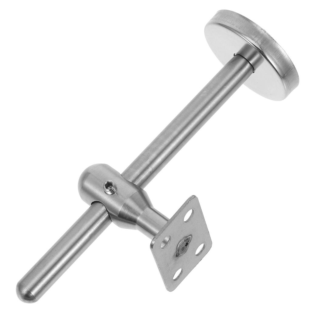 Premium 304 Stainless Steel Swivel Handrail Bracket Chrome Finish Versatile Staircase Railing Support Wall Mounted Easy Install