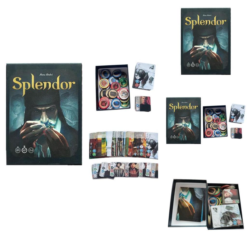 Splendor Настольная игра Полная английская мини-версия Захватывающая для вечеринки и семьи Игральные карты