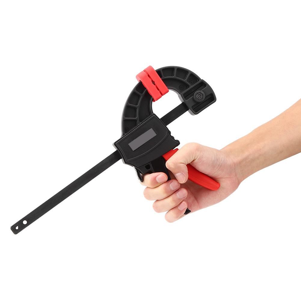 Деревообрабатывающий зажим Сверхпрочный Быстрозажимной F-образный зажим Клипса Деревообрабатывающие аксессуары 6 дюймов